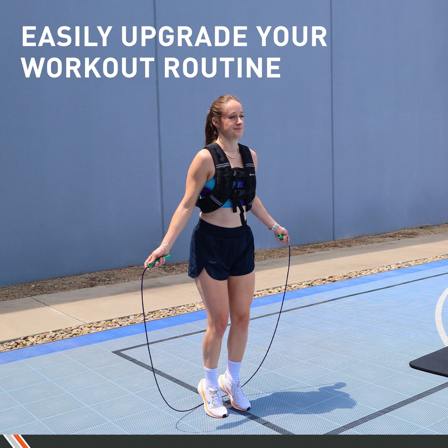 Weighted Vest, 20 Lb. - Adjustable Fitness Vest for Strength Training, Running, Walking, and Endurance Workouts