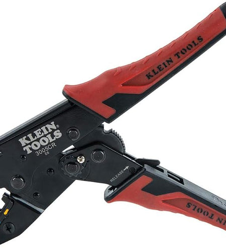 3005CR Wire Crimper Tool, Ratcheting Insulated Terminal Crimper for 10 to 22 AWG Wire