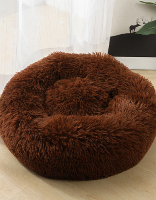 Load image into Gallery viewer, Dog Beds for Small Dogs round Plush Cat Litter Kennel Pet Nest Mat Puppy Beds
