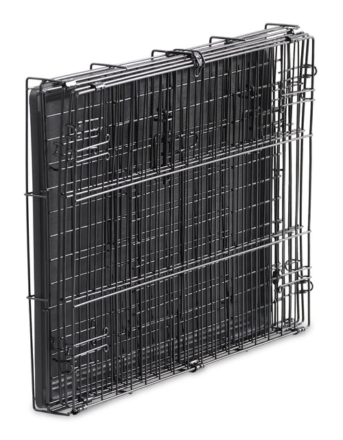 Load image into Gallery viewer, Foldable 48" Wire Crate for Dogs with Divider and Leak-Proof Tray
