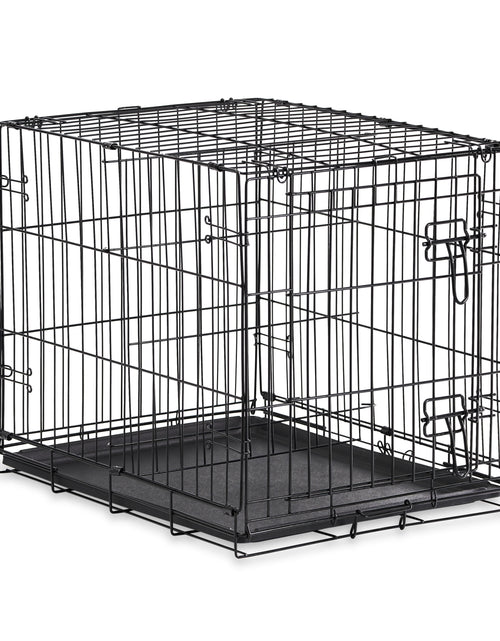 Load image into Gallery viewer, Foldable 48" Wire Crate for Dogs with Divider and Leak-Proof Tray
