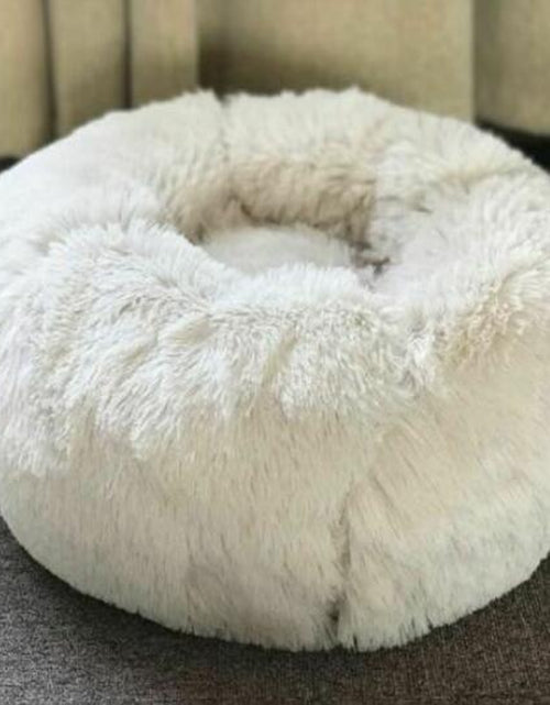 Load image into Gallery viewer, Dog Beds for Small Dogs round Plush Cat Litter Kennel Pet Nest Mat Puppy Beds
