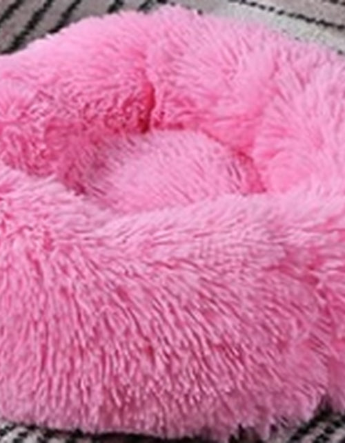 Load image into Gallery viewer, Dog Beds for Small Dogs round Plush Cat Litter Kennel Pet Nest Mat Puppy Beds
