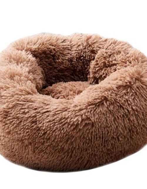 Load image into Gallery viewer, Dog Beds for Small Dogs round Plush Cat Litter Kennel Pet Nest Mat Puppy Beds
