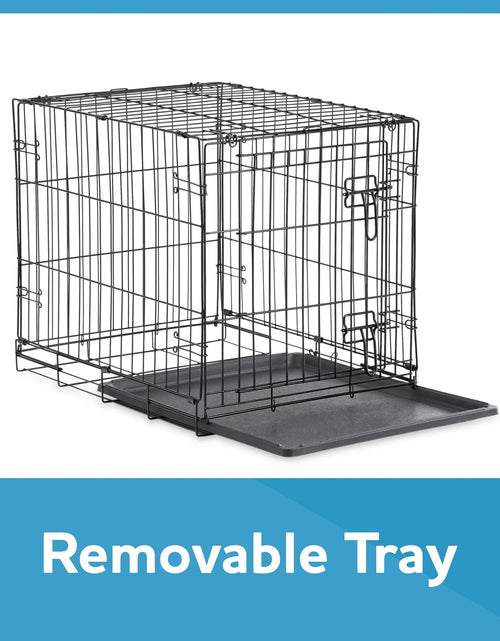 Load image into Gallery viewer, Foldable 48" Wire Crate for Dogs with Divider and Leak-Proof Tray
