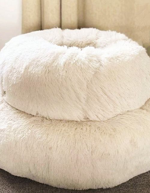 Load image into Gallery viewer, Dog Beds for Small Dogs round Plush Cat Litter Kennel Pet Nest Mat Puppy Beds
