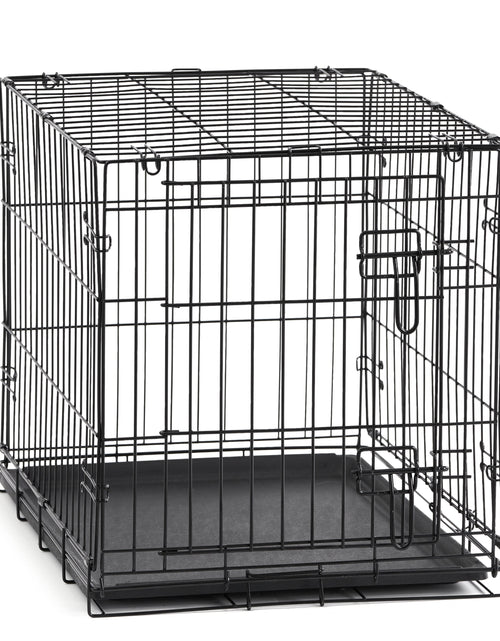 Load image into Gallery viewer, Foldable 48" Wire Crate for Dogs with Divider and Leak-Proof Tray
