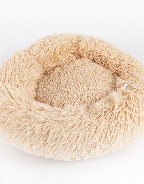 Load image into Gallery viewer, Dog Beds for Small Dogs round Plush Cat Litter Kennel Pet Nest Mat Puppy Beds

