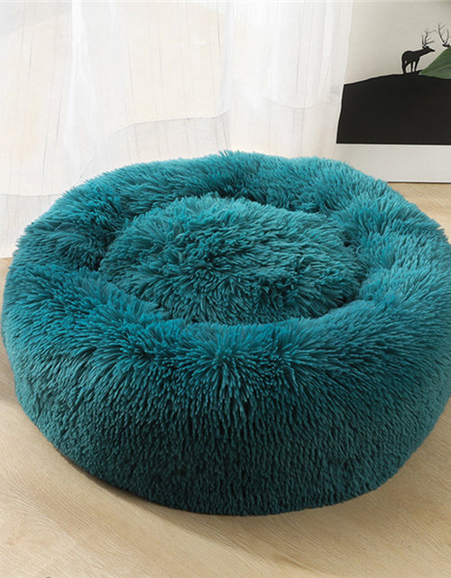 Load image into Gallery viewer, Dog Beds for Small Dogs round Plush Cat Litter Kennel Pet Nest Mat Puppy Beds
