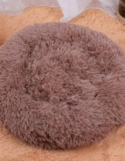 Load image into Gallery viewer, Dog Beds for Small Dogs round Plush Cat Litter Kennel Pet Nest Mat Puppy Beds

