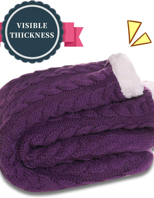 Load image into Gallery viewer, Women'S Winter Super Soft Warm Cozy Fuzzy Fleece-Lined with Grippers Slipper Socks
